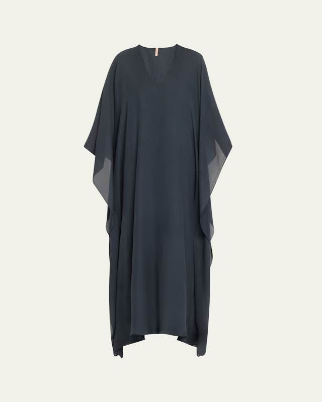 Organic Silk Kaftan Dress